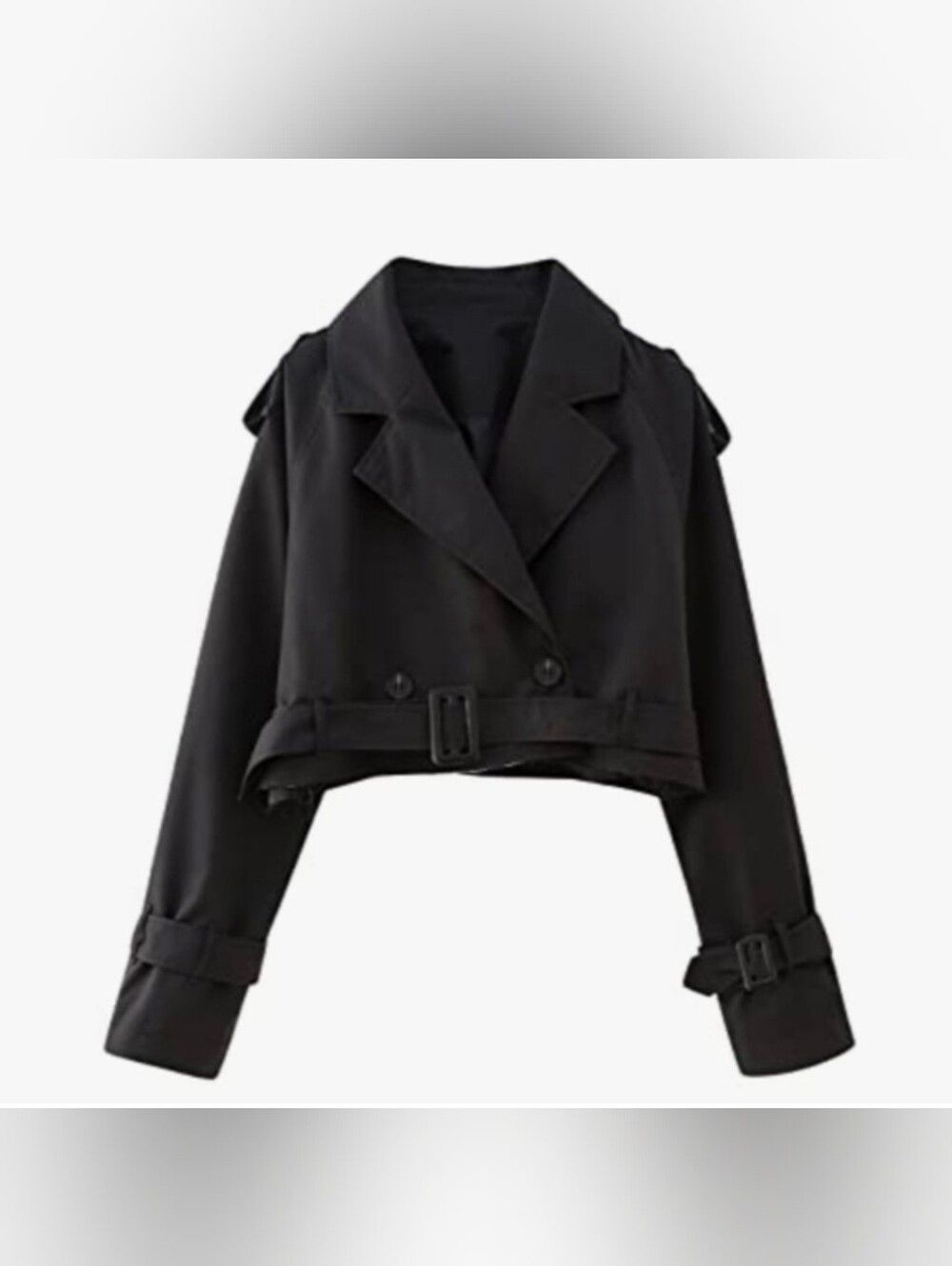 Cropped Trench Coat